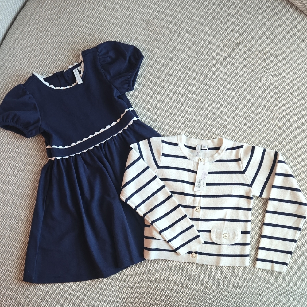 Janie & Jack Dress & Cardi